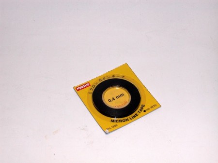 Kyosho Black Micron Tape 0.4mm x 8m