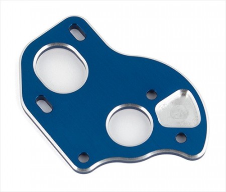 B6.1 Laydown/Layback Motor Plate, blue aluminum