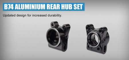 B74 ALUMINIUM REAR HUB SET