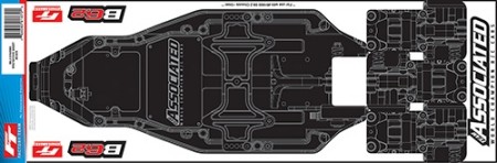 B6.2 FT Chassis Protective Sheet, printed