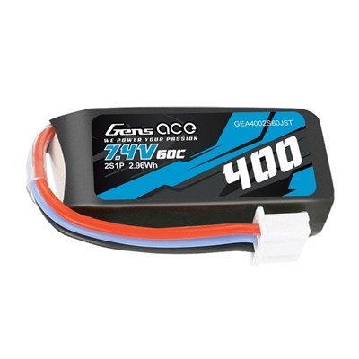  2s 400mAh - 60C - Gens Ace M1/T15 JST