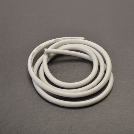 Siliconledning 10awg Hvit