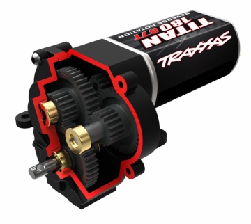 Transmission Trail Gearing Complete with Motor TRX-4M