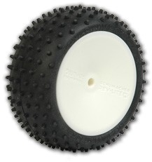 U6794 - Mini Spike2 -Pre-Glued Yellow Rear Hex Drive(pr)