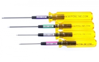MIP Tip™ Hex Driver Set MIP 3/32, 1/16 og 0.50 Hex driver og 11/32, 1/4 og 3/16 Nut driver
