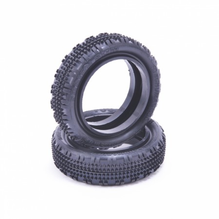 U6901 - FUSION SLIM - 1/10 2WD TYRES - FRONT - YELLOW - PR