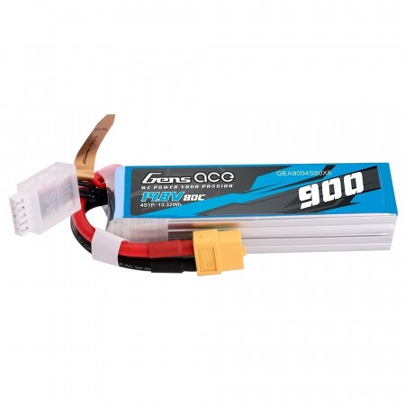 4s 900mAh - 80C - Gens Ace XT60