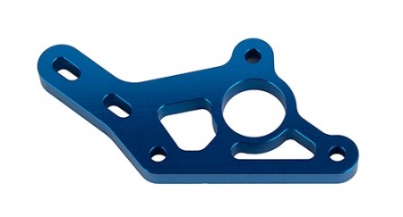 RC10B7 Motor Mount, blue aluminum