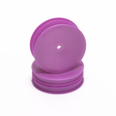Wheel; Hex - Front Slim - 2WD - Purple - pr