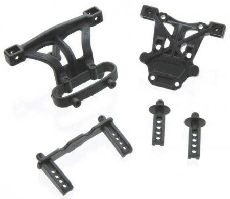 TRX-7015 Body Mounts and Posts Front & Rear Set 1/16